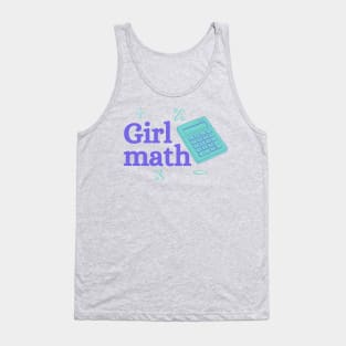 Girl math Tank Top